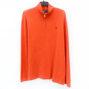 POLO by Ralph Lauren Men's Cotton Sweater Mock Neck Long Sleeve Golf Pony 2XL